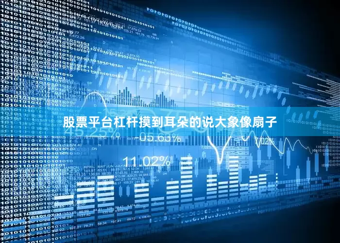 股票平台杠杆摸到耳朵的说大象像扇子